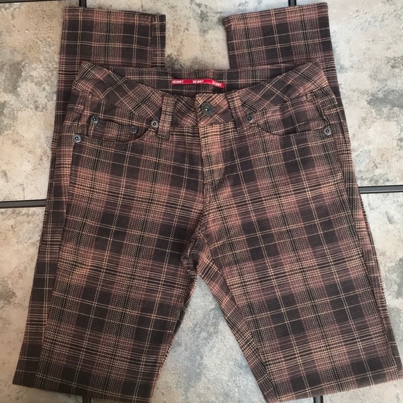 Highway Jeans Denim - NWT Highway Skinny Cropped Plaid Jeans - 5